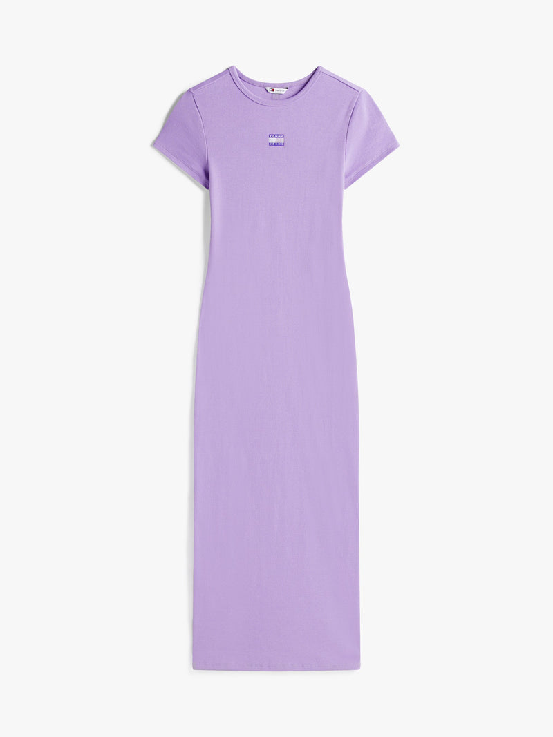 Short Sleeve Solid Ribbed Bodycon Dress