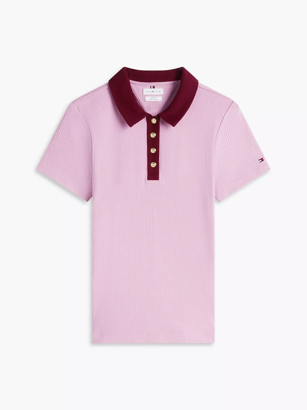 Solid Slim Fit Half Sleeve Ribbed Polo