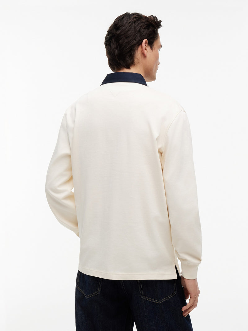 Relaxed Fit Rugby Polo