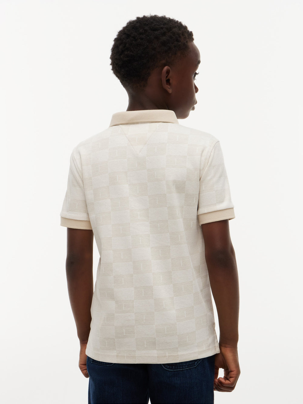 Kids Jacquard Polo
