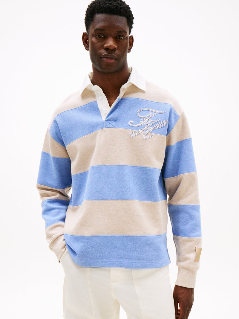 Relaxed Fit Rugby Pullover