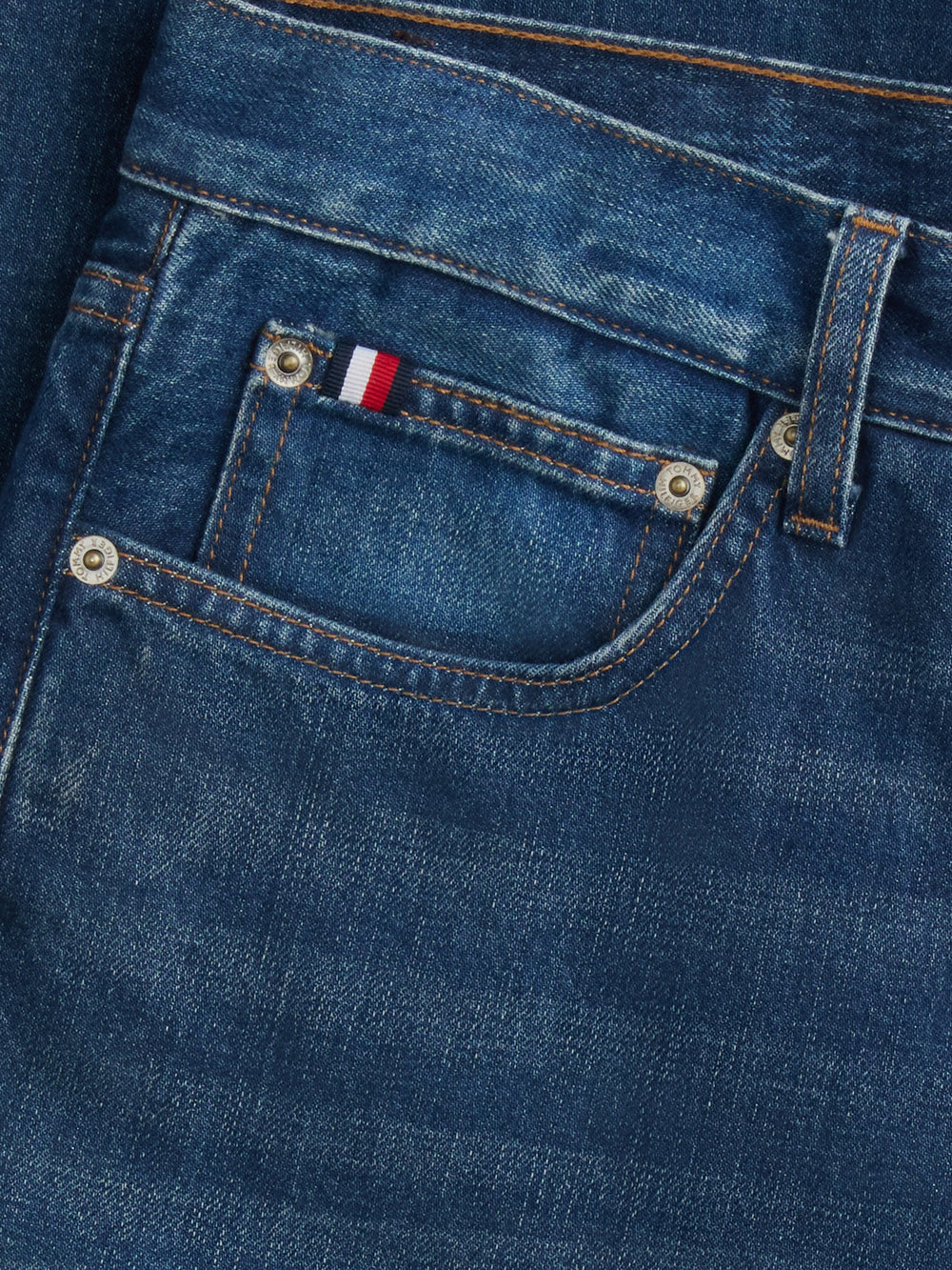 Men Warren Bootcut Boot Cut Dark Wash Jeans