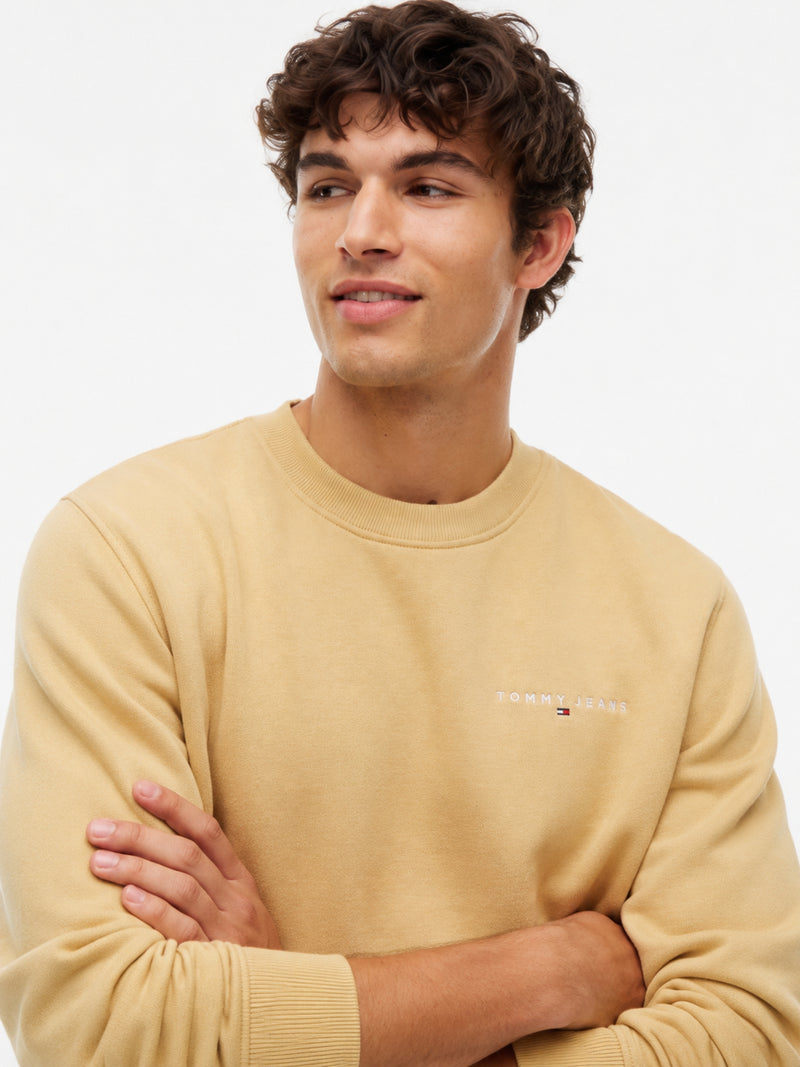 Regular Fit Fleece Crew Neck Sweatshirt
