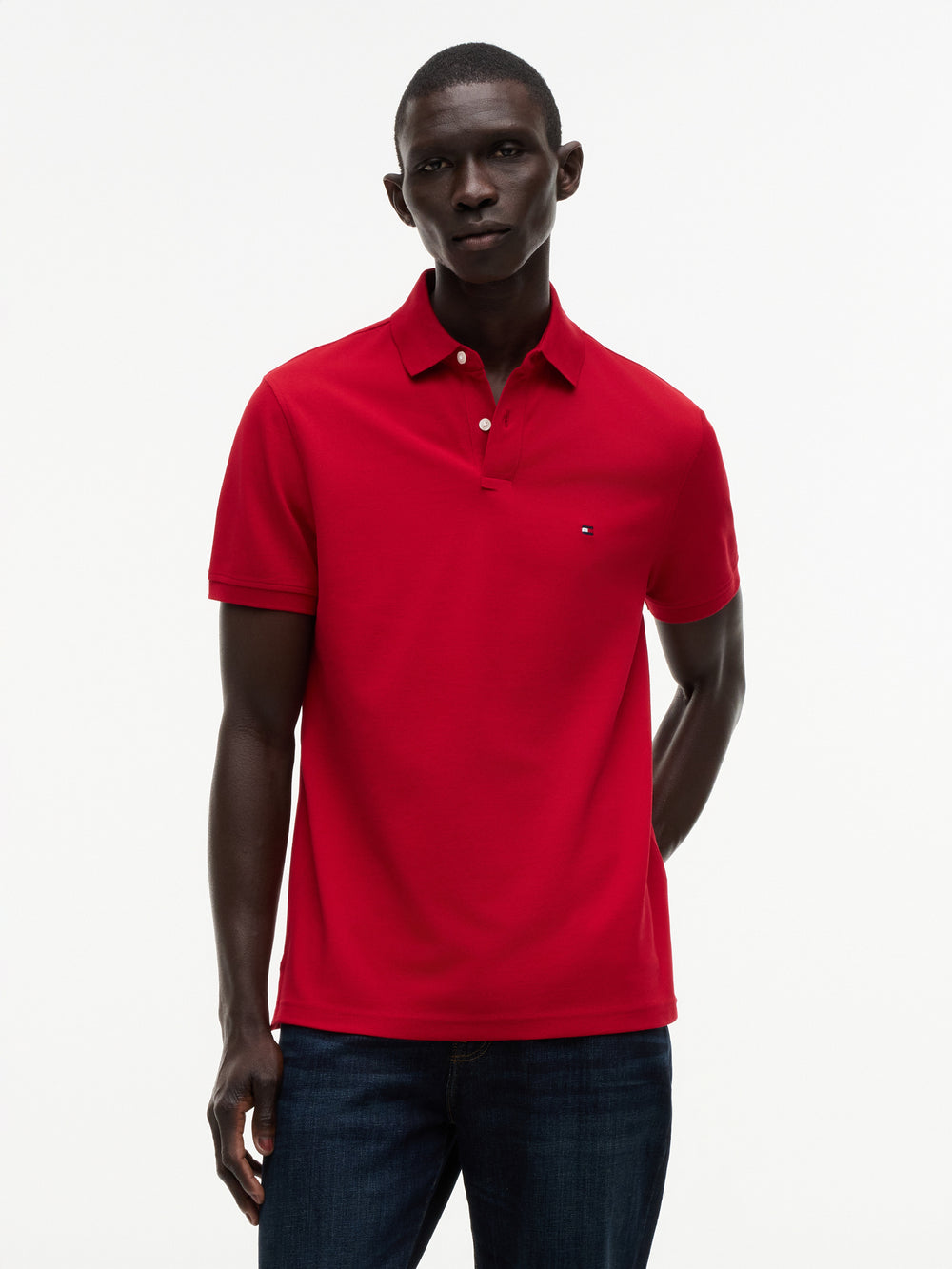 Regular Fit Solid Pique Polo