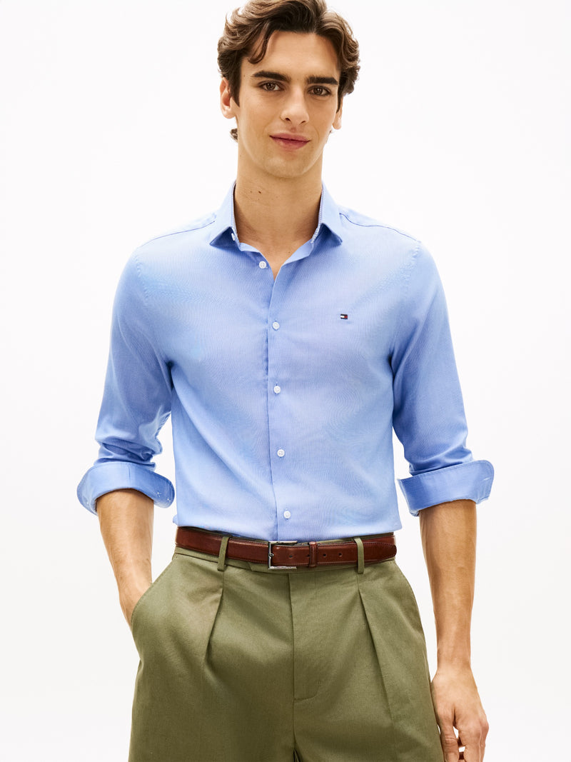 Slim Fit Texture Dobby Shirt