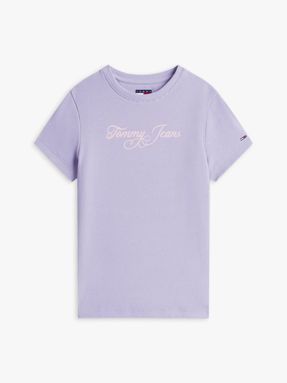 Solid Slim Fit Half Sleeve Ribbed T-Shirt
