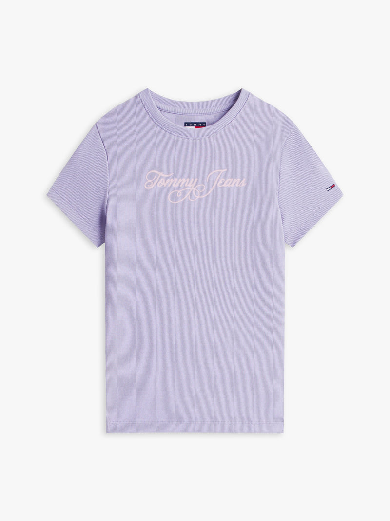 Solid Slim Fit Half Sleeve Ribbed T-Shirt