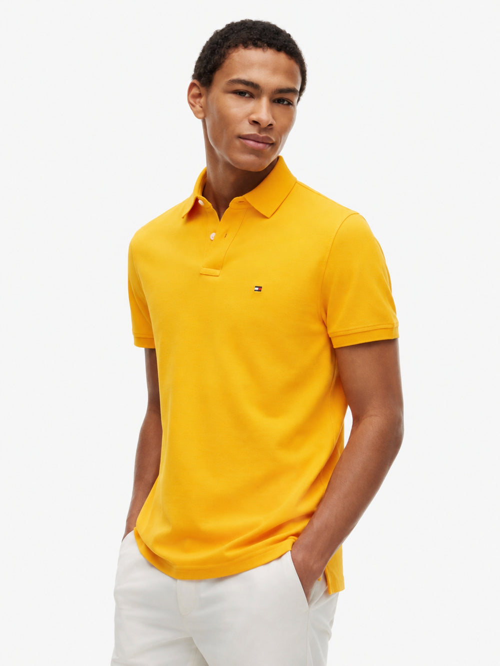 Regular Fit Solid Pique Polo