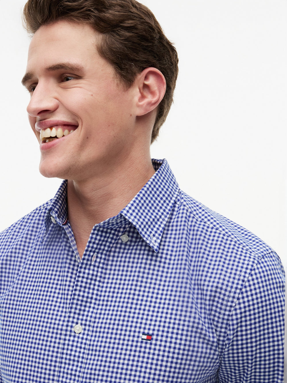 Regular Fit Check Poplin Shirt