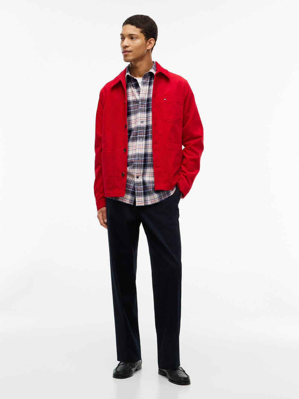 Oversized Fit Check Flannel Shirt