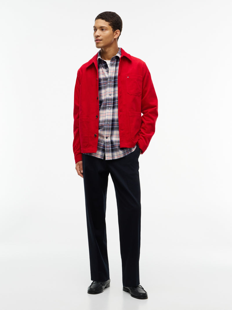 Oversized Fit Check Flannel Shirt
