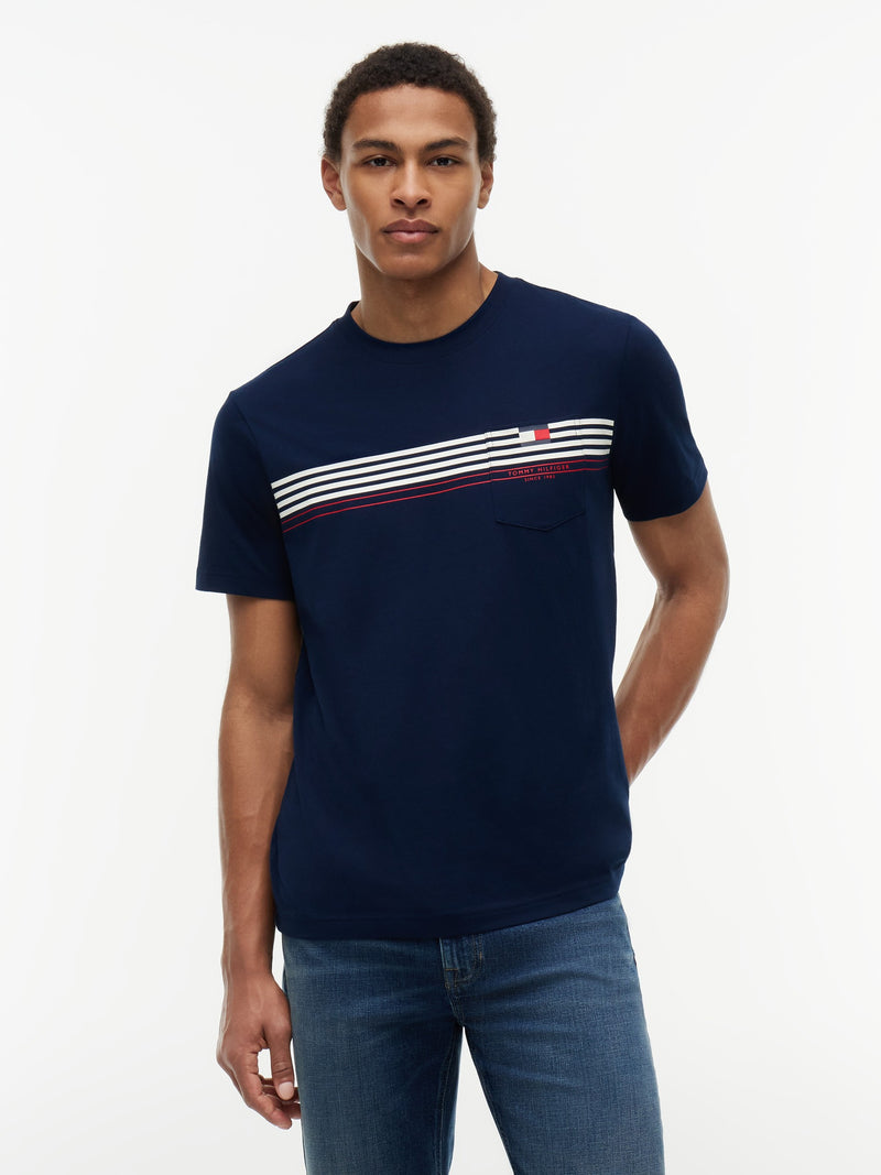 Regular Fit Striped Tshirt