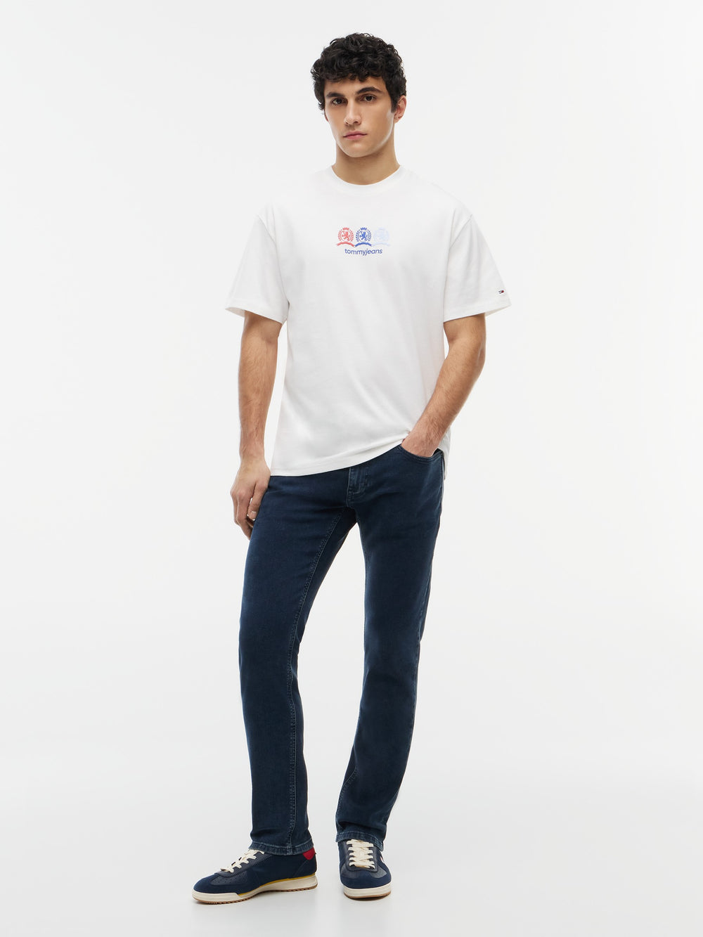 Men Scanton Slim Dark Wash Jeans