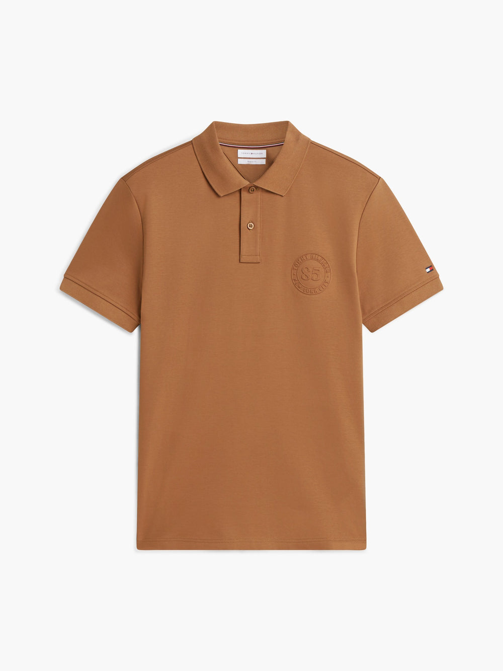 Regular Fit Interlock Polo With Embossed Logo