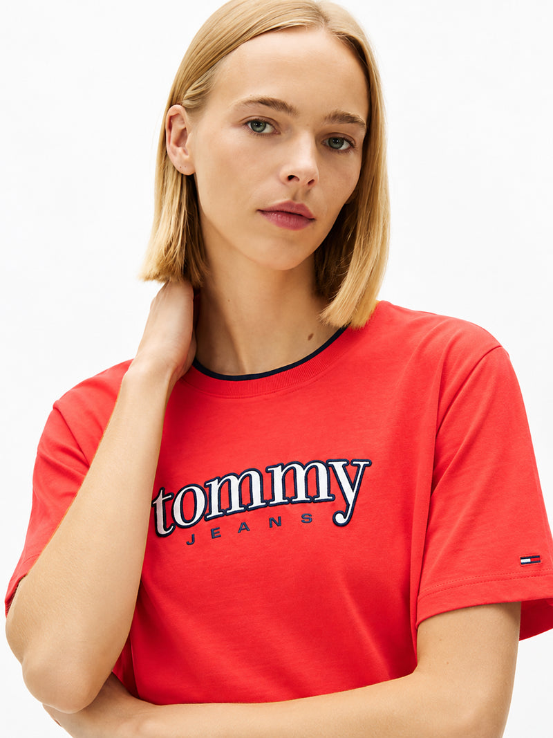 Solid Relaxed Fit Short Sleeve Cotton Jersey T-Shirt