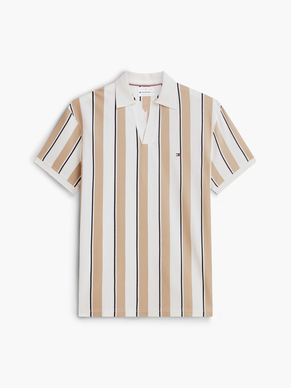 Johnny Collar Crepe Polo