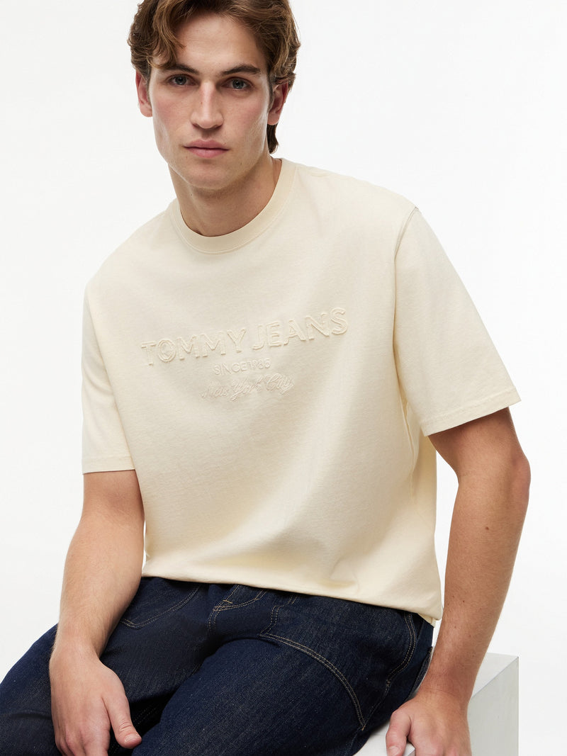 90S Fit Washed Patchwork T-Shirt