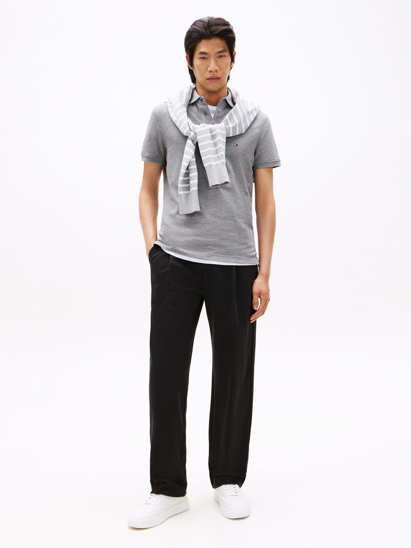 Slim Fit Solid Pique Polo