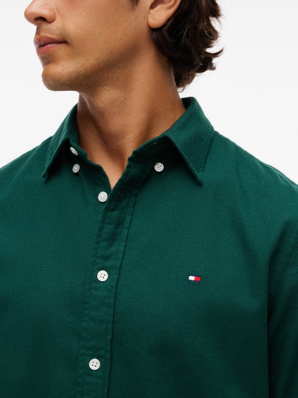 Regular Fit Texture Flannel Shirt