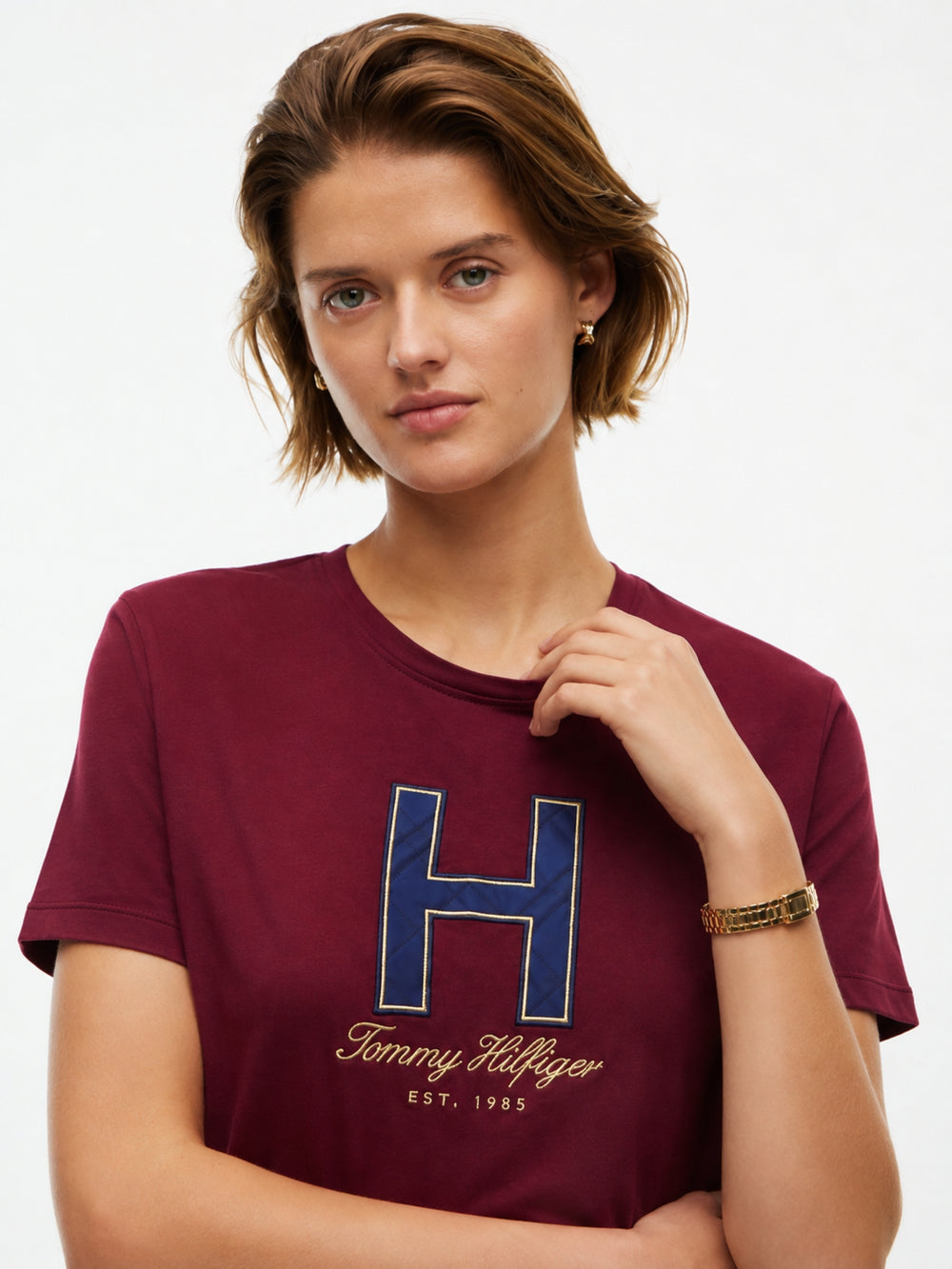 Solid Regular Fit Half Sleeve Cotton Jersey T-Shirt