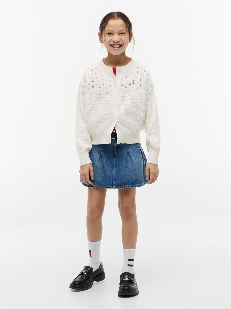 Kids Pointelle Cardigan