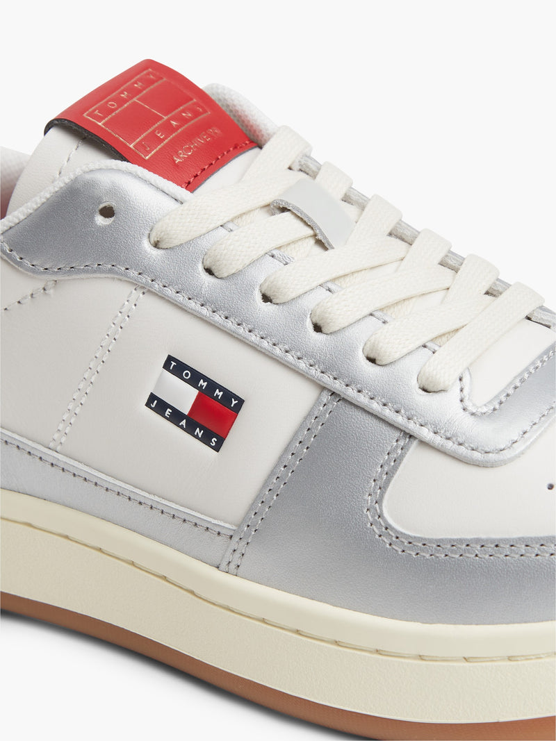 Women Metallic Print Sneaker
