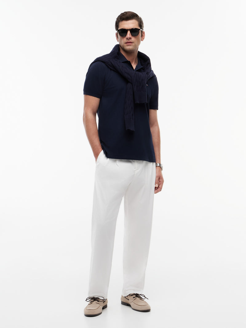 Regular Fit Solid Pique Polo