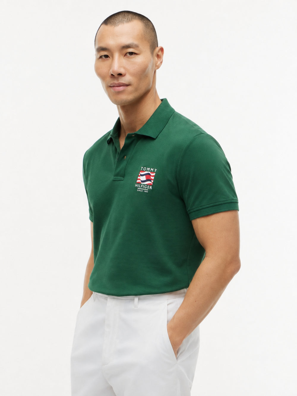 Regular Fit Graphic Pique Polo