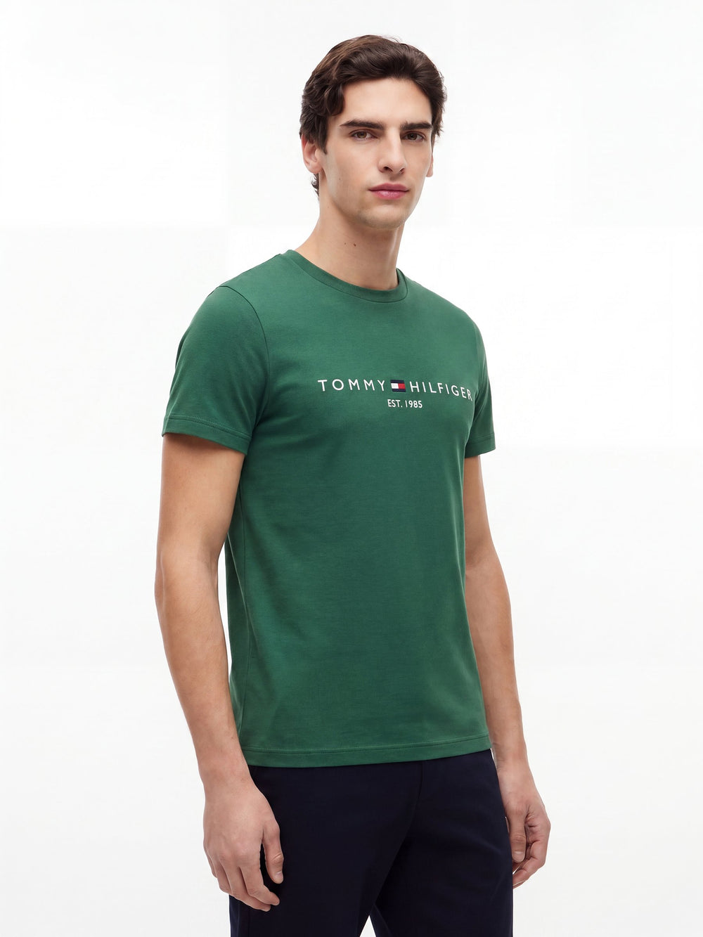 Slim Fit Chest Logo Jersey Tshirt