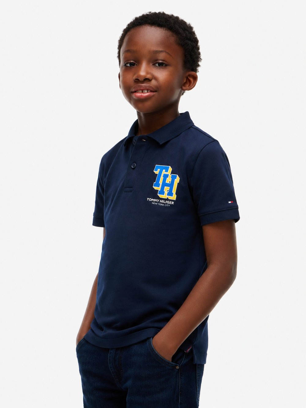 Kids Stretch Polo