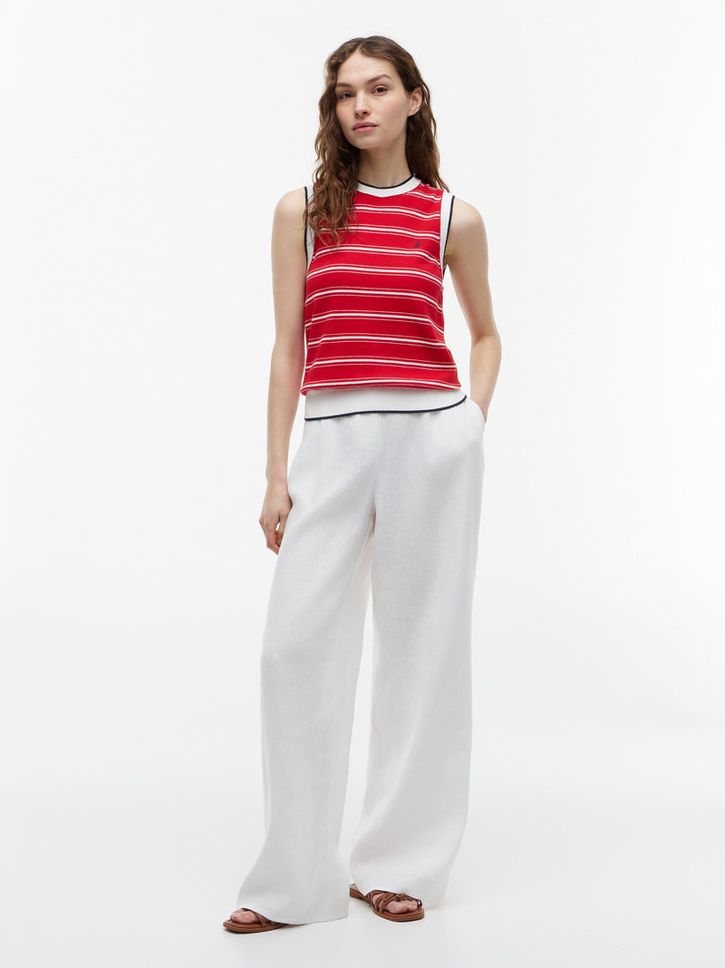 Stripe Regular Fit Full Sleeve Ribbed T-Shirt