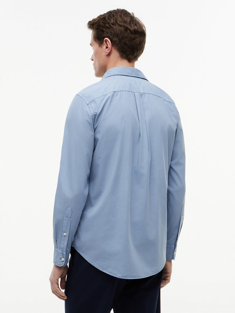 Regular Fit Solid Poplin Shirt