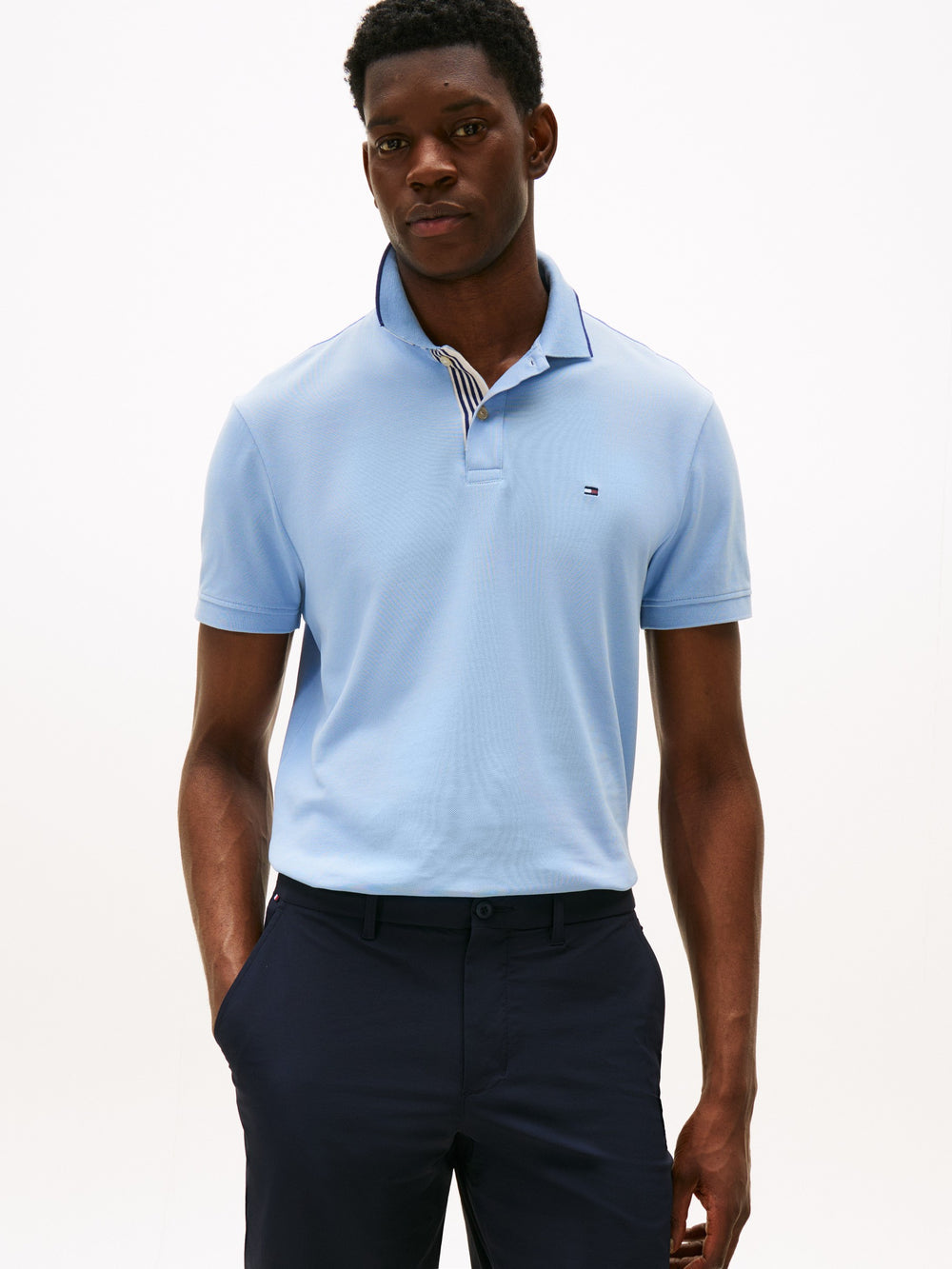 Regular Fit Placket Detailing Pique Polo