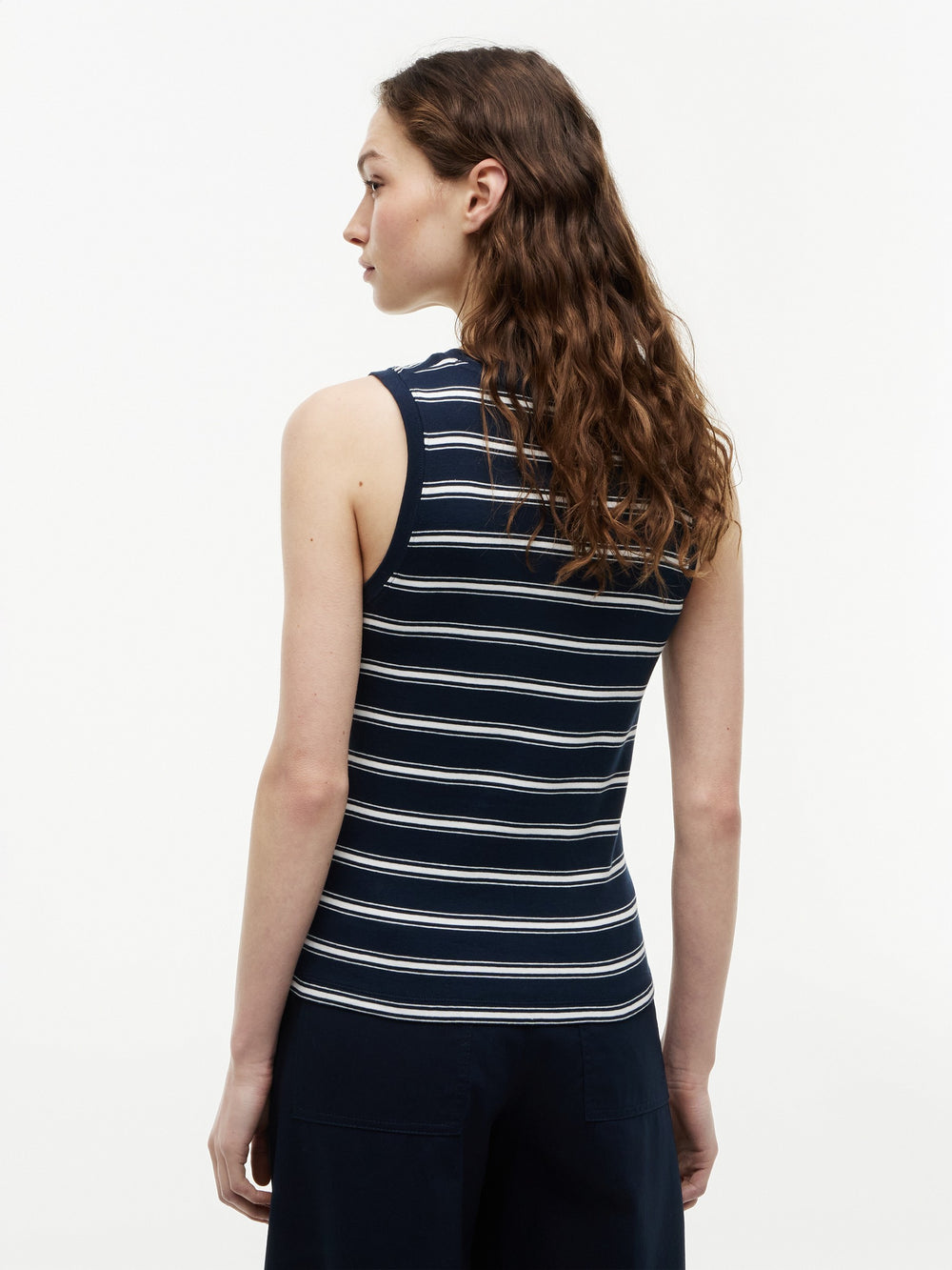 Stripe Slim Fit Full Sleeve Cotton Jersey T-Shirt