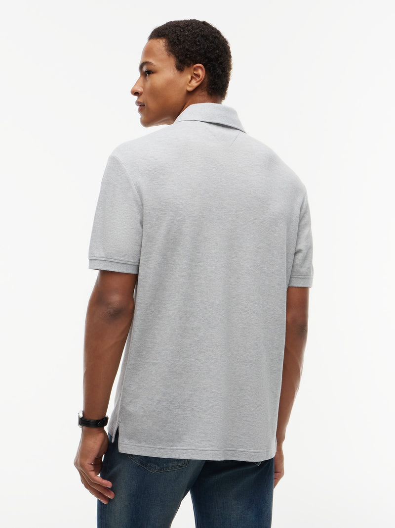 Relaxed Solid Pique Polo