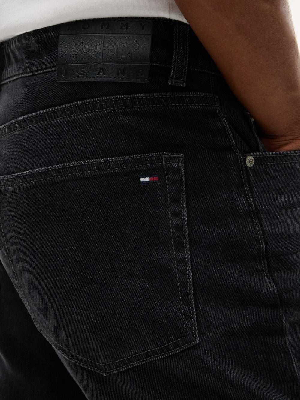 Ryan Slim Straight Washed Black Jeans