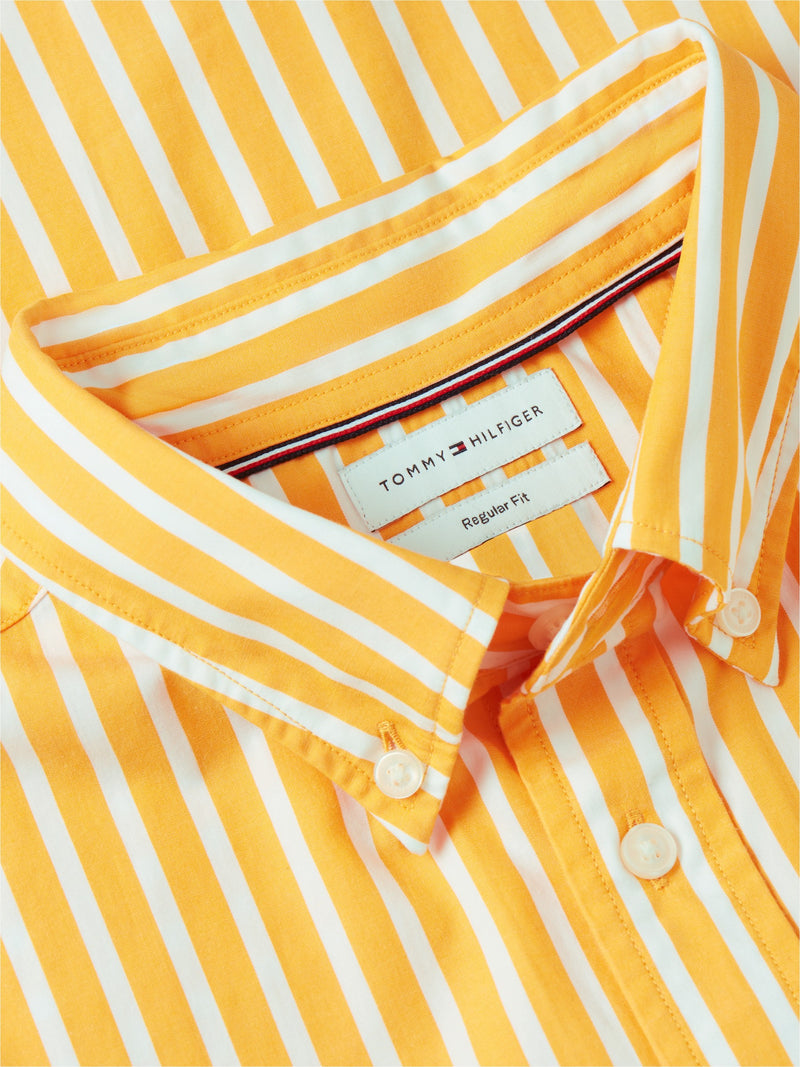 Regular Fit Stripe Poplin Shirt