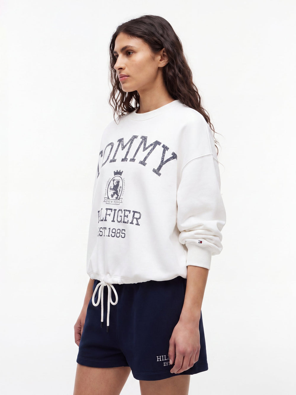 Relaxed Fit Terry Pullover