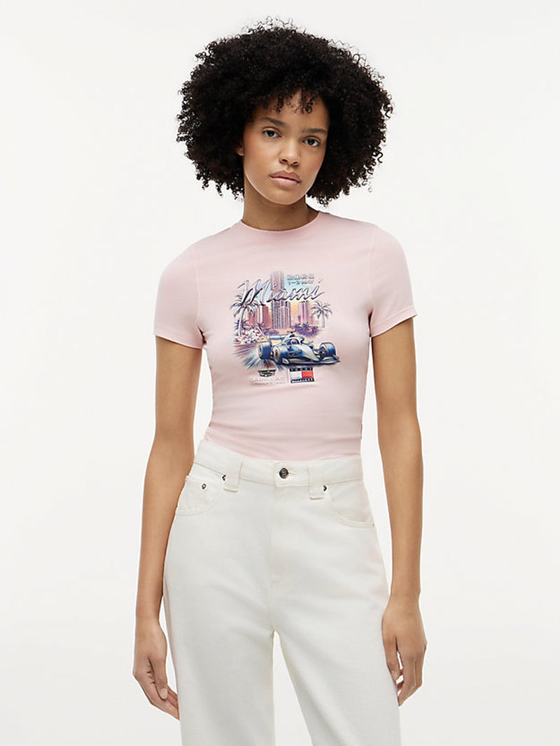 Solid Slim Fit Short Sleeve Cotton Jersey T-Shirt