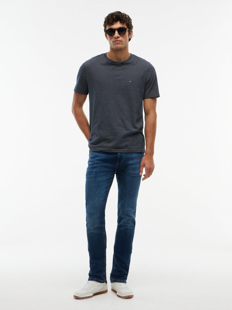 Men Austin Slim Tapered Dark Wash Jeans