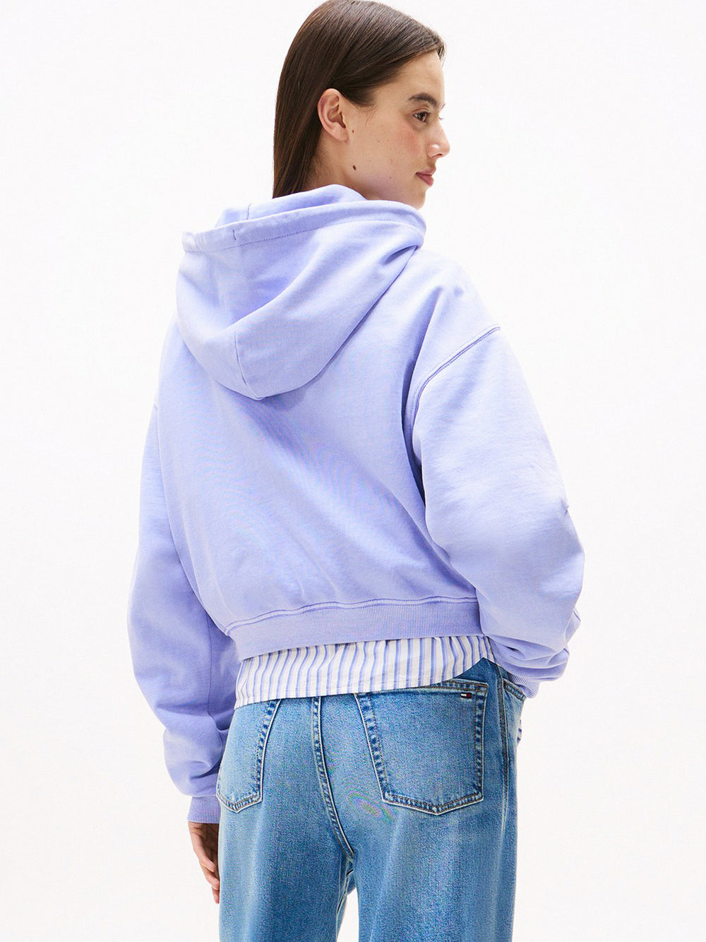 Relaxed Fit Terry Hoodie