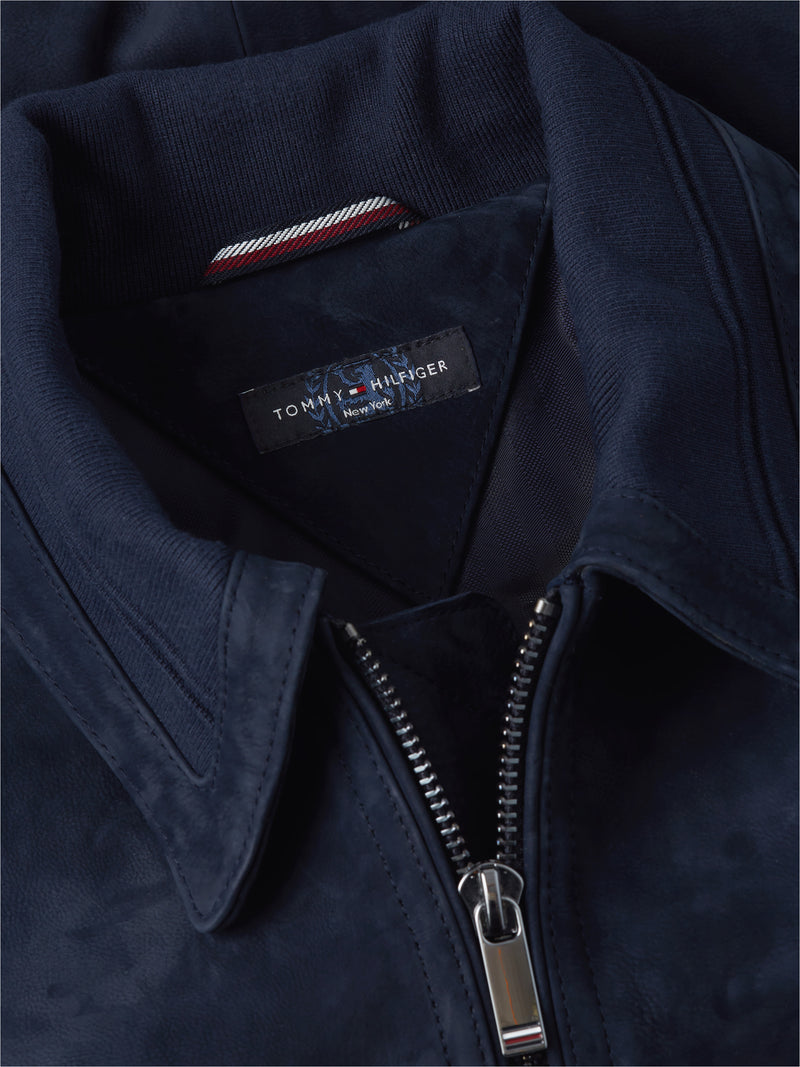 Relaxed Fit Leather Jacket