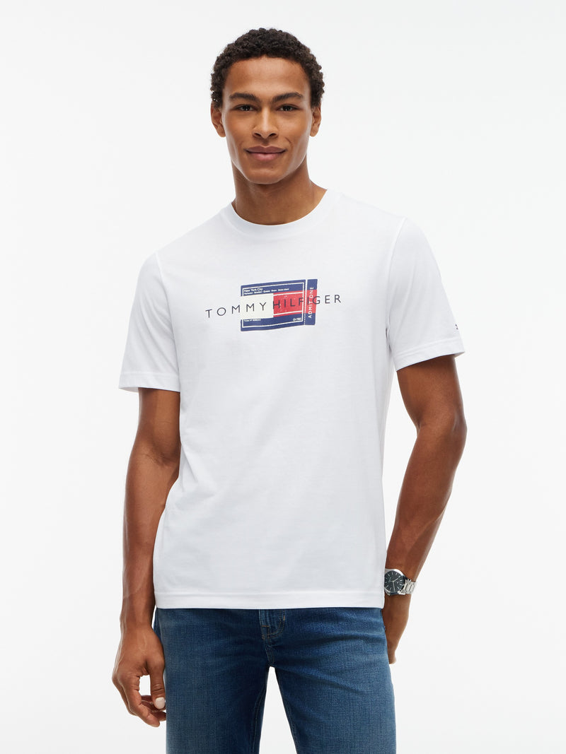 Regular Fit Graphic Logo Tshirt