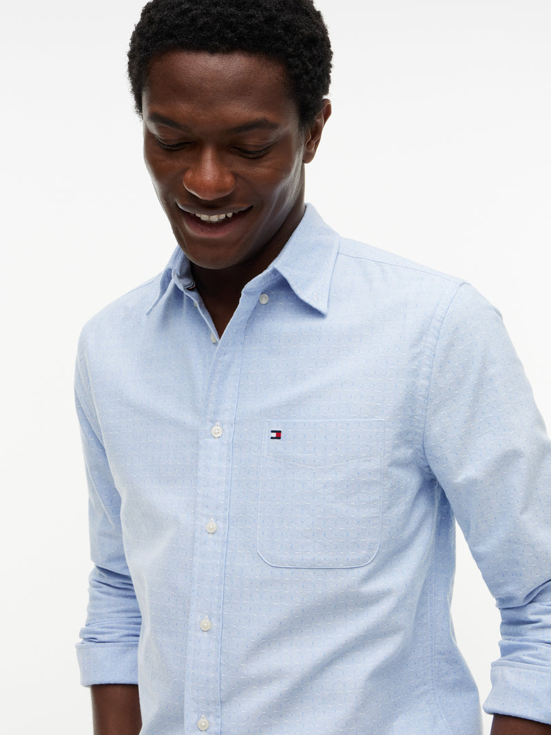 Regular Fit Texture Oxford Shirt
