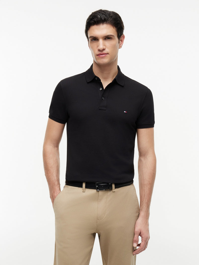 Slim Fit Solid Pique Polo