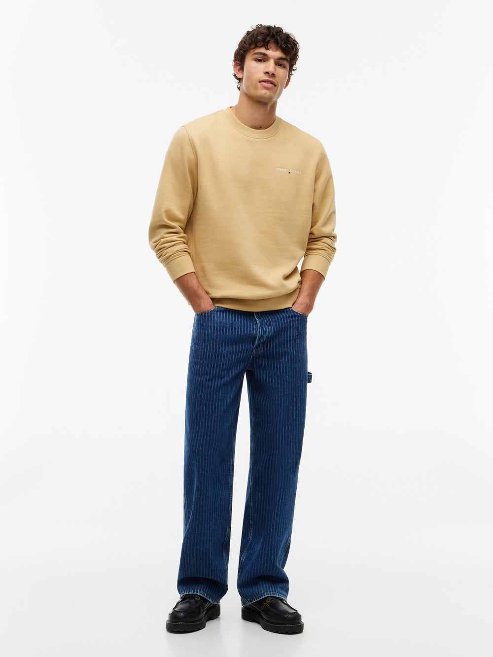 Regular Fit Fleece Crew Neck Sweatshirt