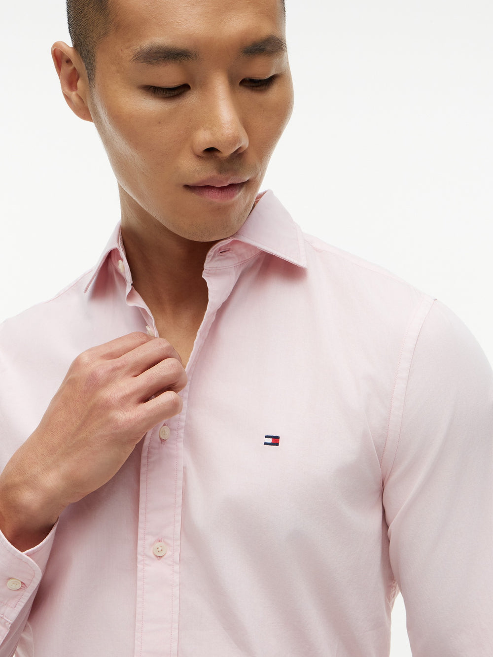 Regular Fit Solid Poplin Shirt