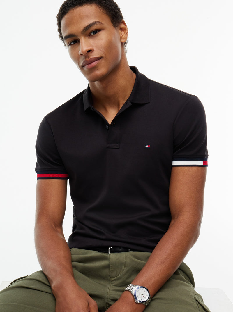 Slim Fit Interlock Polo