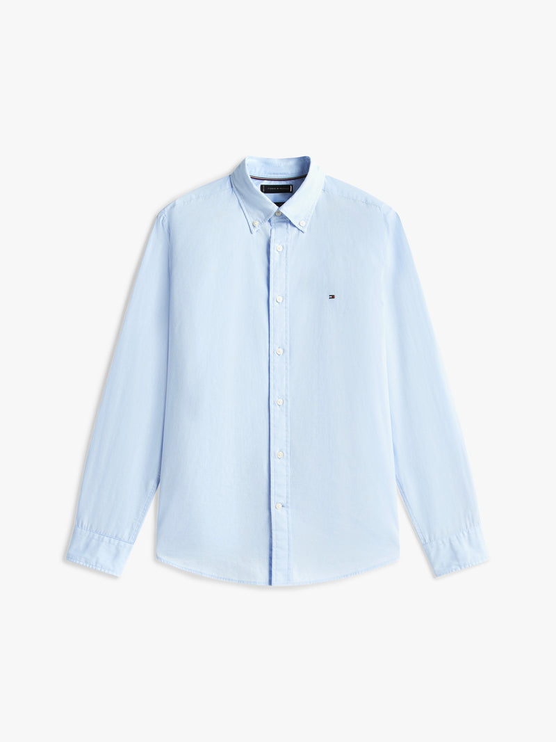 Regular Fit Solid Poplin Shirt