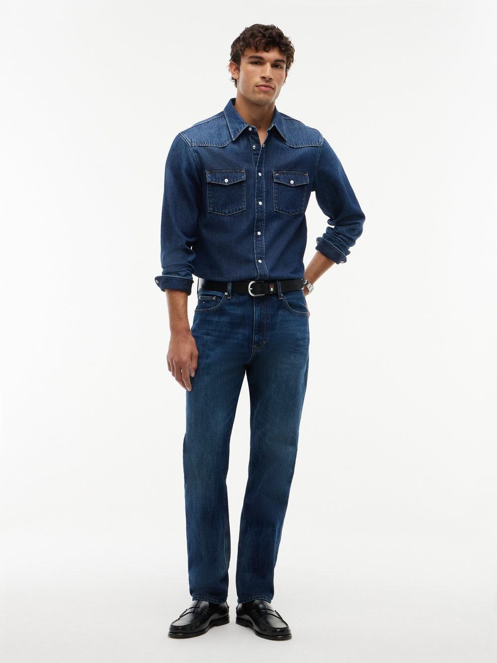 Ryan Slim Straight Dark Wash Jeans